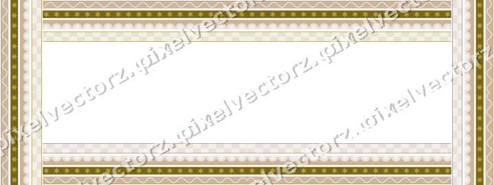 Decorative picture frame border in amber with star band