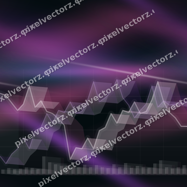 Nahtloser Neon Diagramm Hintergrund in Magenta und Violett