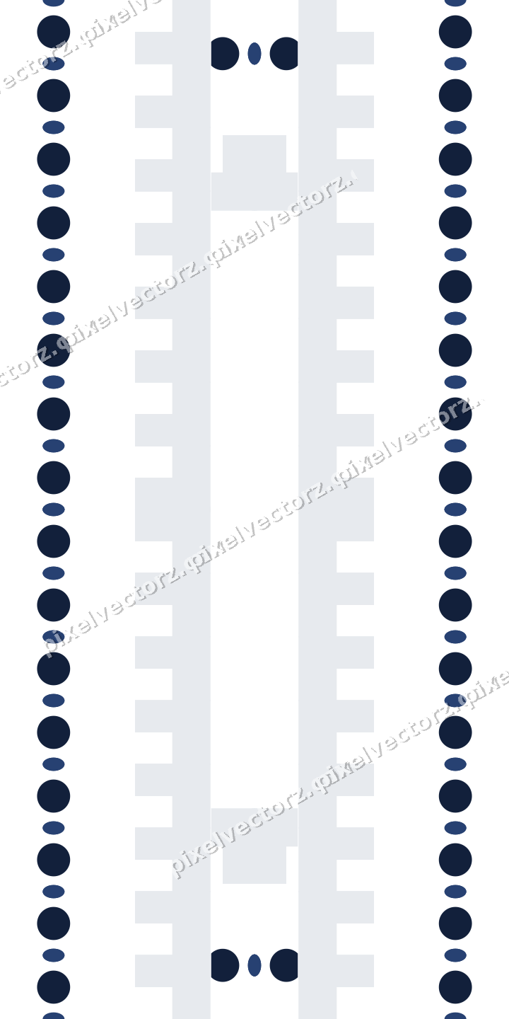 Decorative picture frame border in dark blue with bead and reel