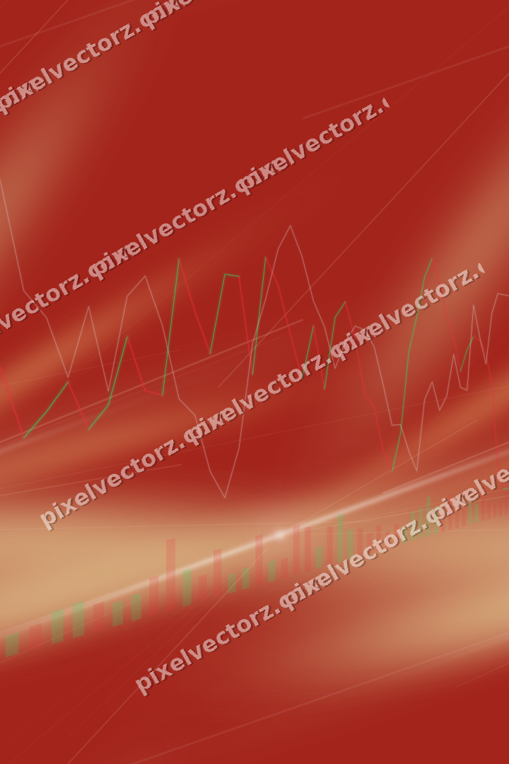 Nahtloser Neon Diagramm Hintergrund in Rot und Orange