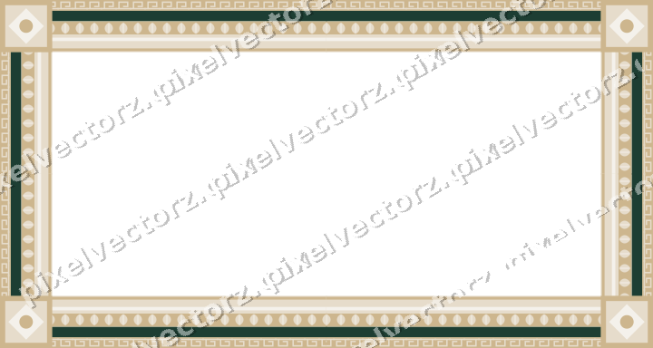 Decorative picture frame border in dark red with greek key