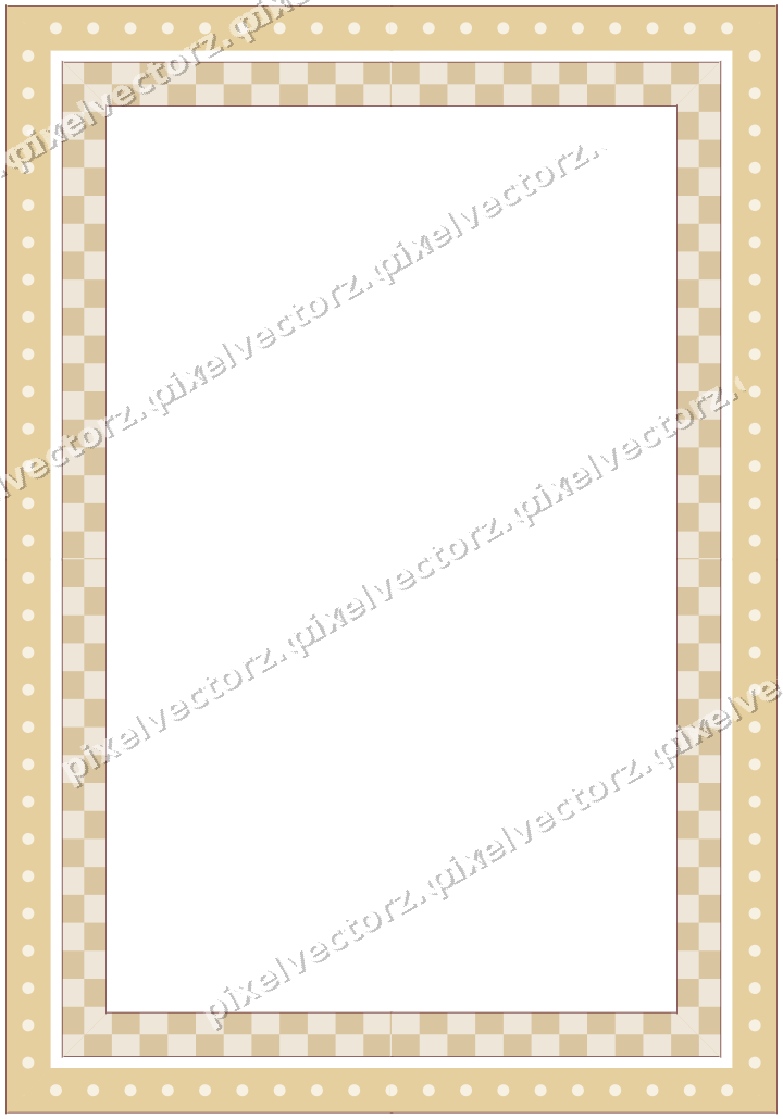 Decorative picture frame border in dark pink and red with dot row