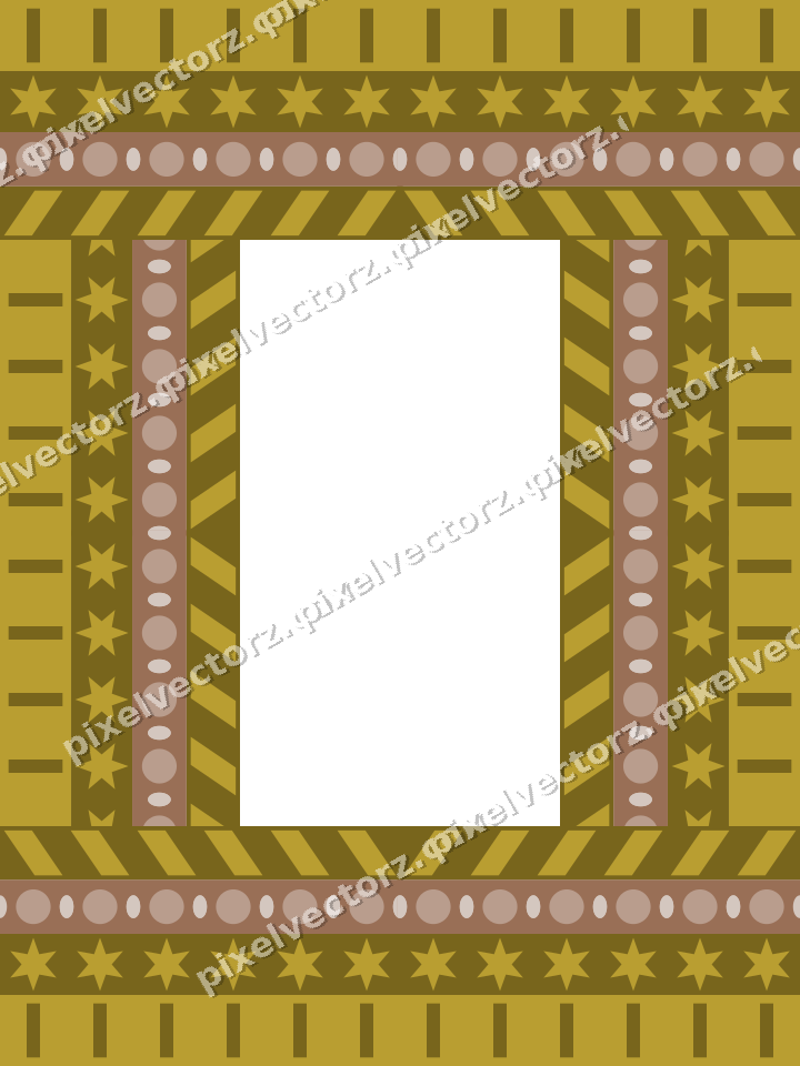 Decorative picture frame border in amber with bead and reel