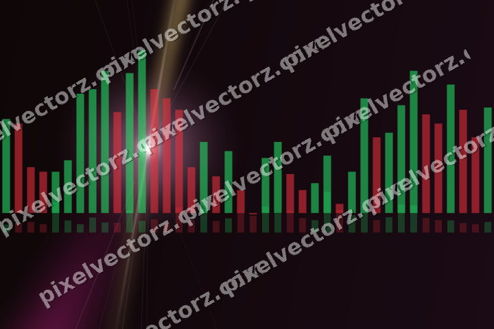Leuchtender Neon Diagramm Hintergrund in Magenta und Rosa