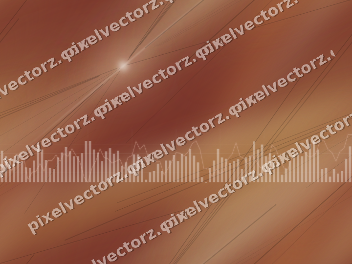 Nahtloser Neon Diagramm Hintergrund in Orange und Bernstein