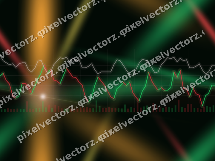 Nahtloser Neon Diagramm Hintergrund in Rot und Orange