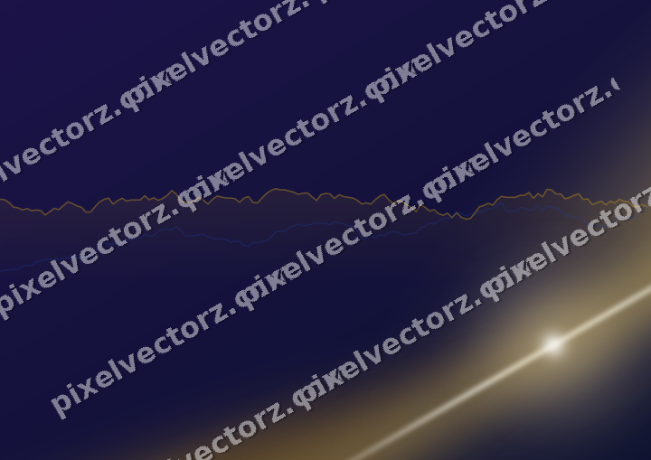 Leuchtender Neon Diagramm Hintergrund in Bernstein und Blau