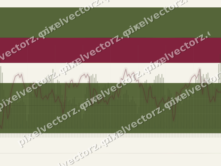 Glowing neon chart background in lime and pink