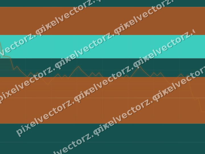 Soft pastel chart background in orange and teal