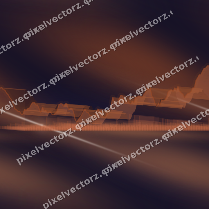 Nahtloser Neon Diagramm Hintergrund in Orange und Blau