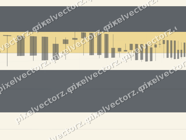 Glowing neon chart background in blue and amber