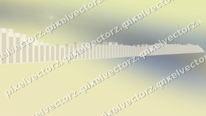 Soft pastel chart background in amber and blue