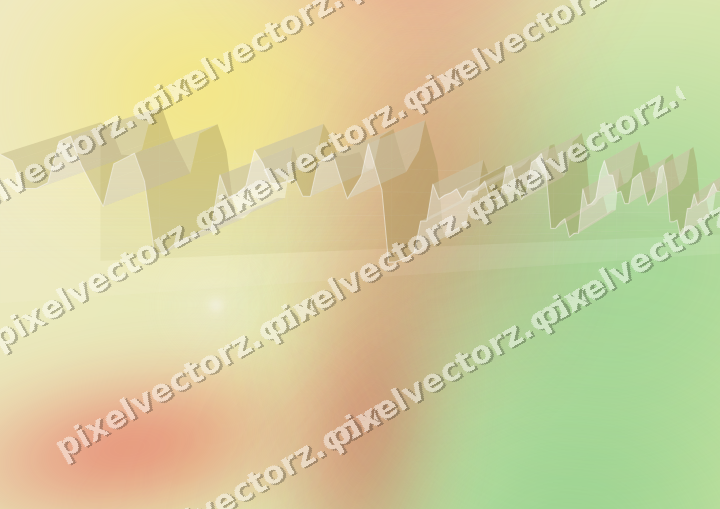 Soft pastel chart background in red and orange