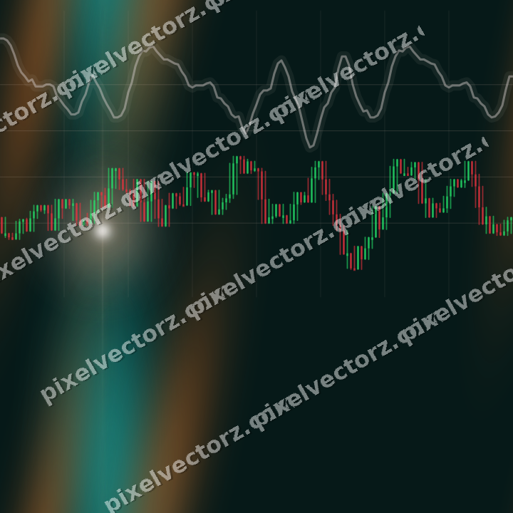 Nahtloser Neon Diagramm Hintergrund in Orange und Petrol