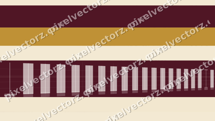 Soft pastel chart background in dark pink and amber