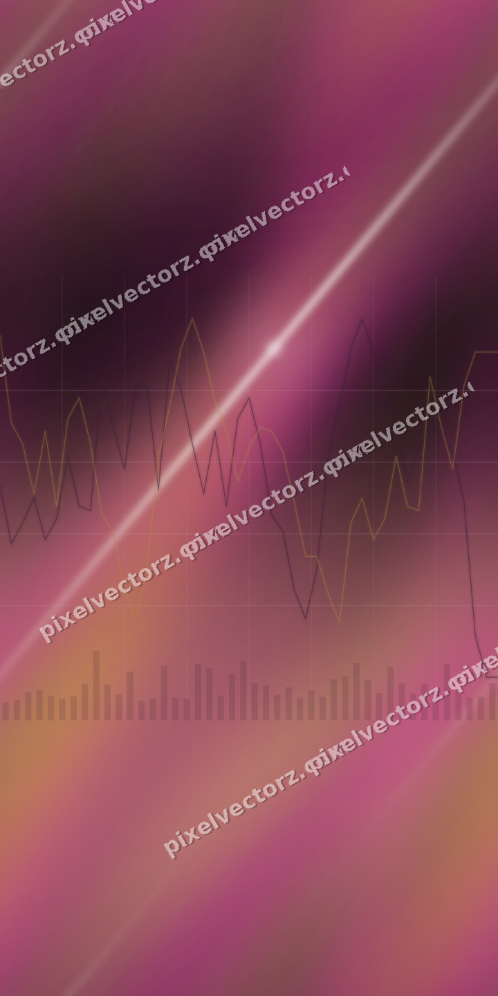 Nahtloser Neon Diagramm Hintergrund in Magenta und Bernstein