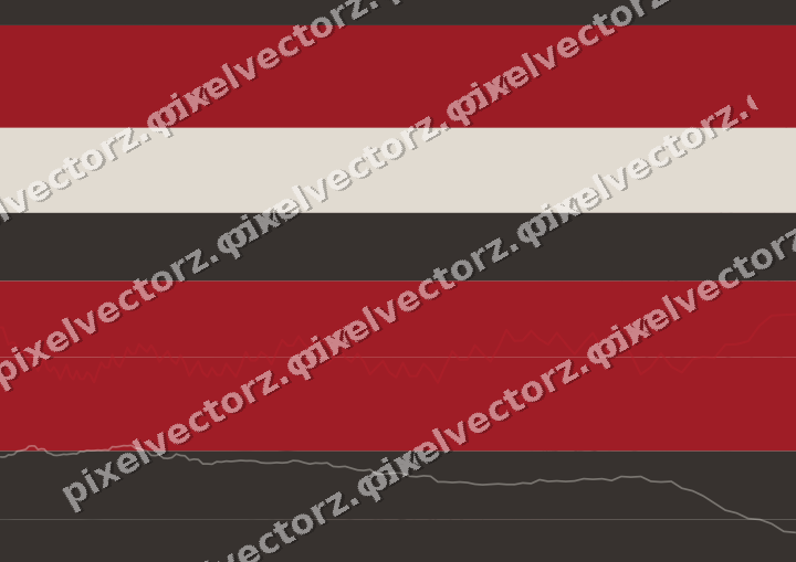 Soft pastel chart background in red and pale amber