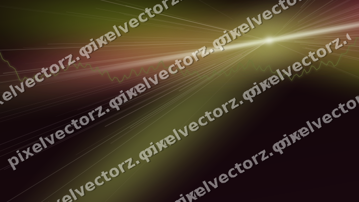 Glowing neon chart background in lime and pink