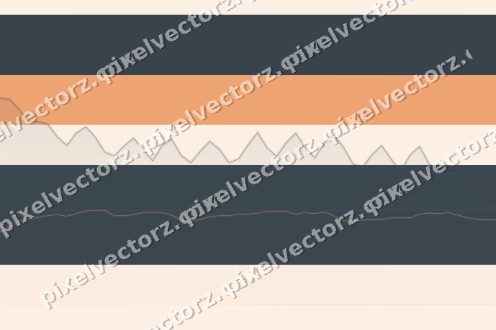 Soft pastel chart background in blue and orange
