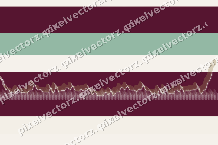 Soft pastel chart background in dark pink and green