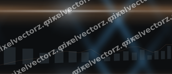Nahtloser Neon Diagramm Hintergrund in Blau und Orange