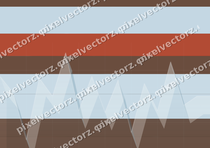 Glowing neon chart background in cyan and red