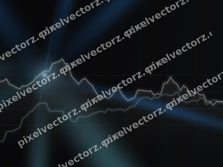 Leuchtender Neon Diagramm Hintergrund in Blau und Petrol