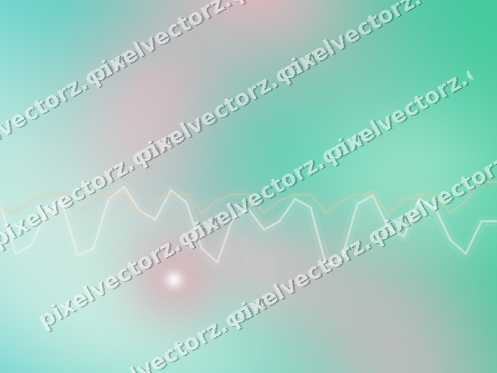 Glowing neon chart background in pale pink and pale amber