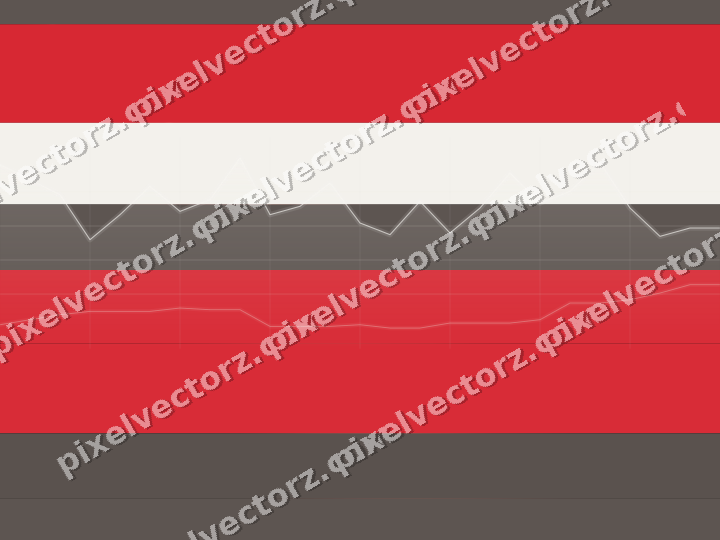 Glowing neon chart background in red and amber