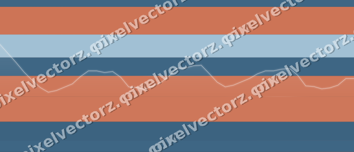 Glowing neon chart background in orange and cyan