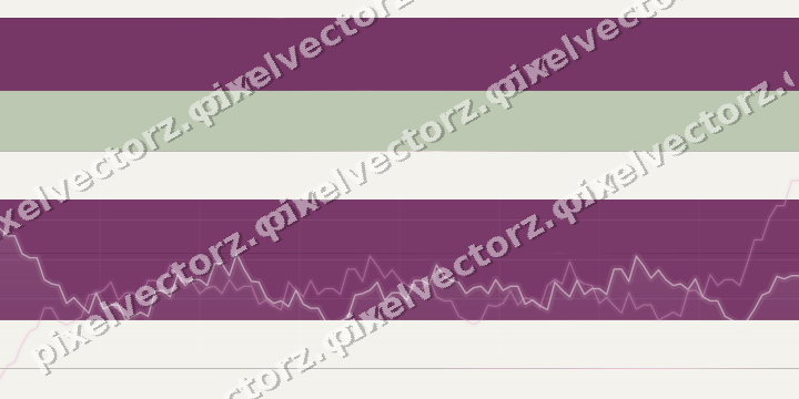 Glowing neon chart background in magenta and lime