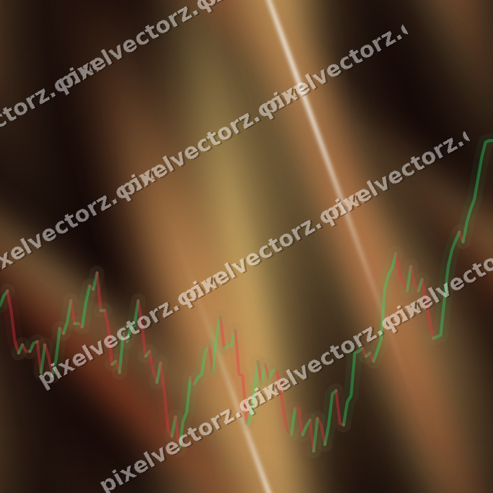 Nahtloser Neon Diagramm Hintergrund in Orange und Bernstein