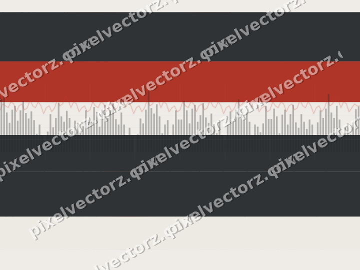Soft pastel chart background in red and pale amber