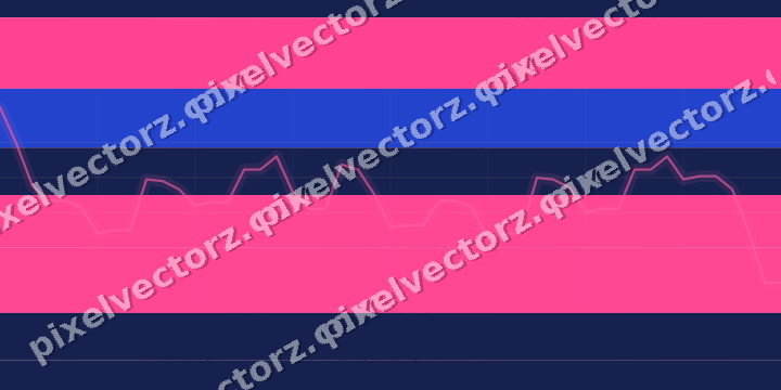 Soft pastel chart background in pink and blue