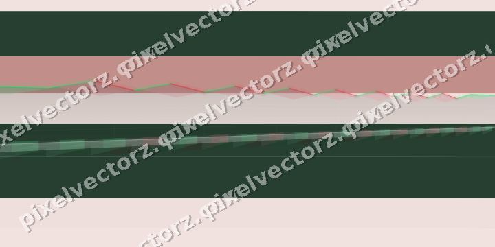 Soft pastel chart background in dark green and red
