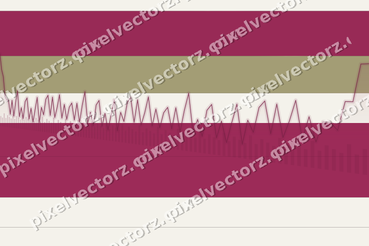 Glowing neon chart background in pink and yellow