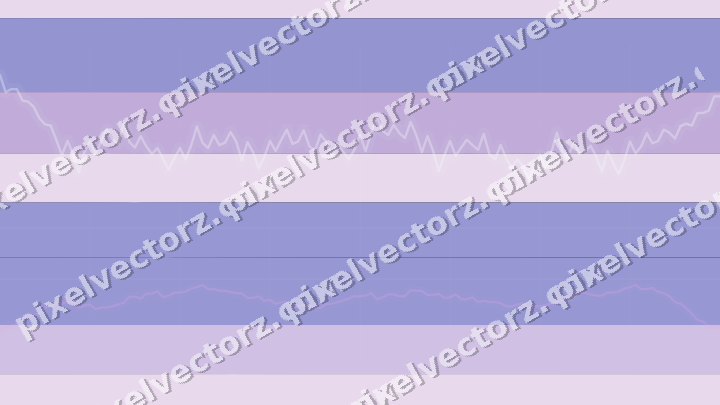 Glowing neon chart background in purple and blue