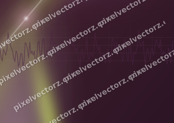 Glowing neon chart background in dark magenta and lime
