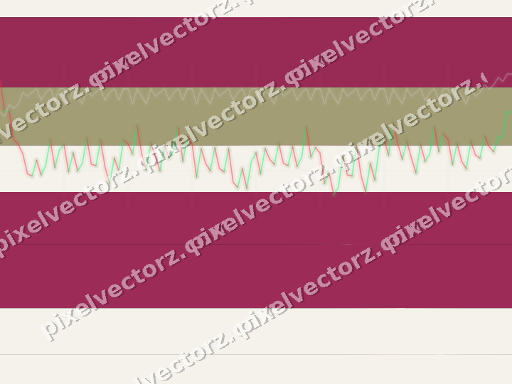 Glowing neon chart background in pink and yellow