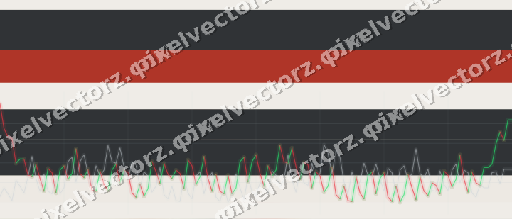 Soft pastel chart background in red and pale amber