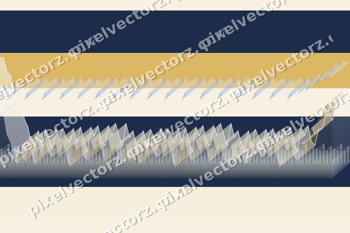 Soft pastel chart background in dark blue and amber
