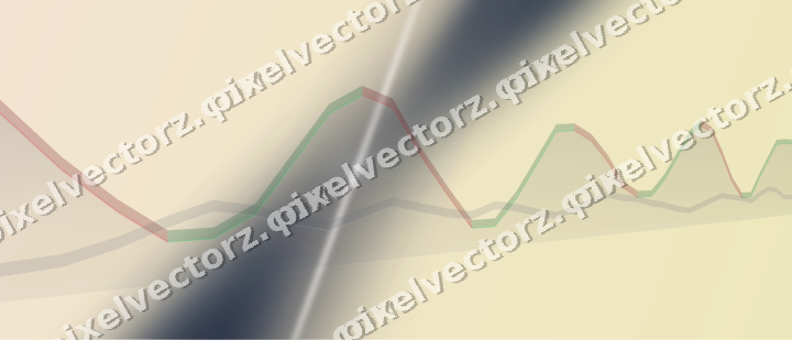 Soft pastel chart background in dark blue and red