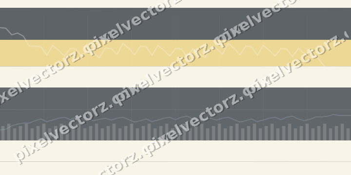 Glowing neon chart background in amber and grey
