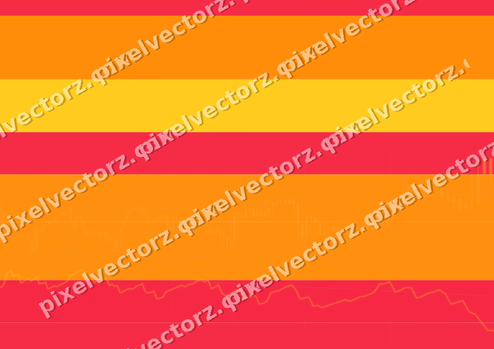 Soft pastel chart background in orange and amber