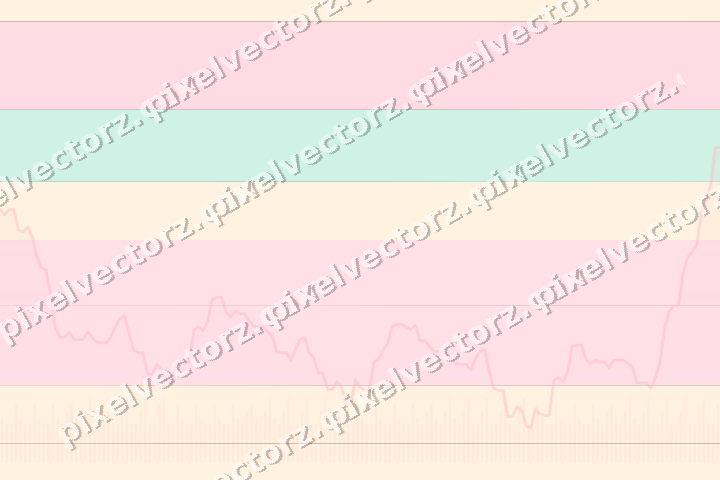 Glowing neon chart background in pink and amber