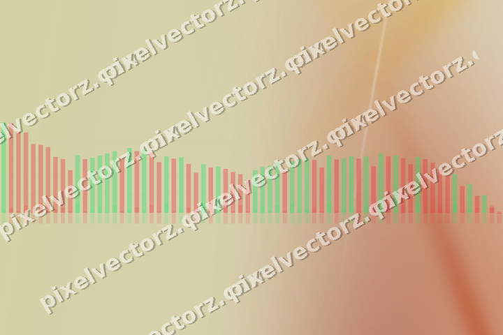 Soft pastel chart background in orange and amber