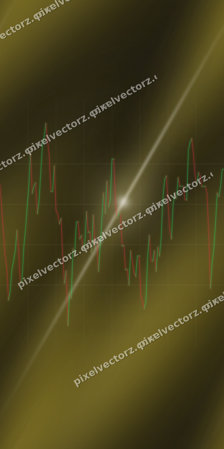 Nahtloser Neon Diagramm Hintergrund in Bernstein und Gelb