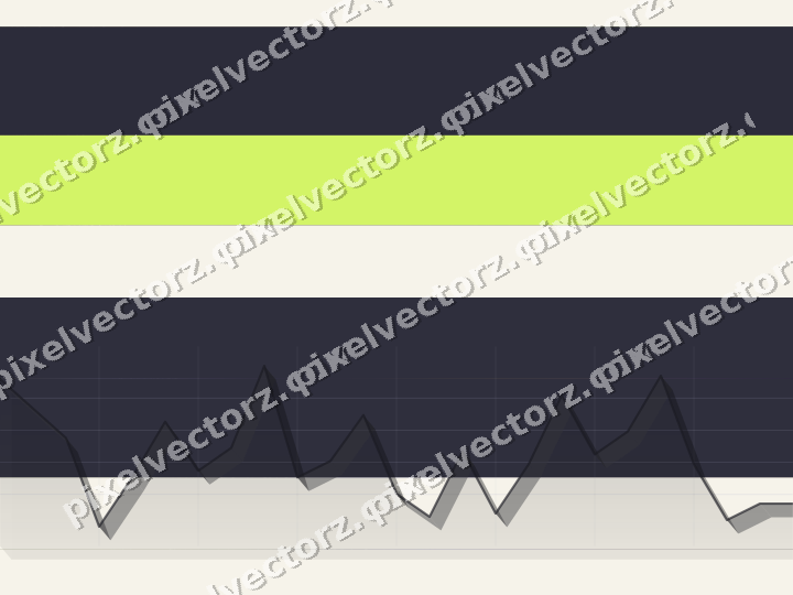 Glowing neon chart background in blue and purple