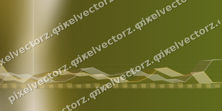 Glowing neon chart background in amber and pale orange