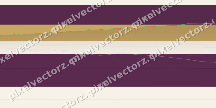 Glowing neon chart background in magenta and amber